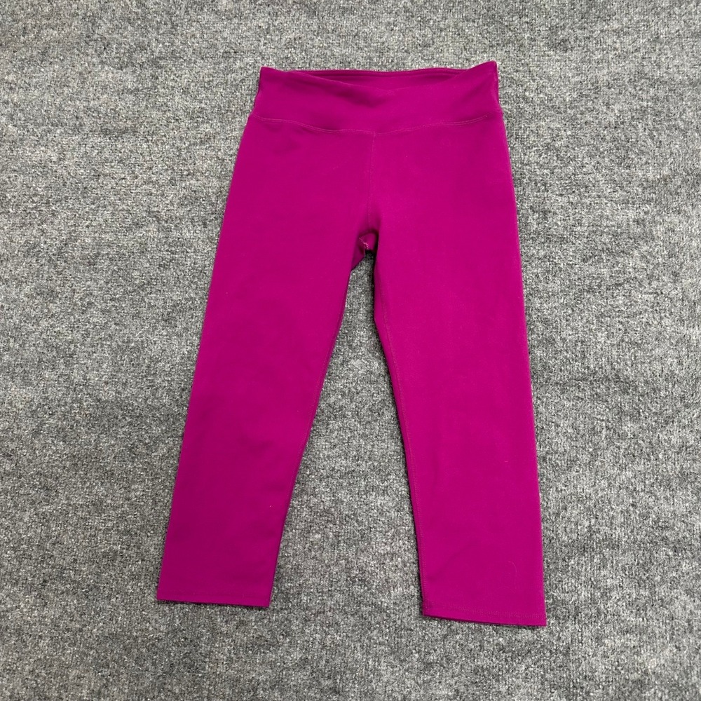 Fabletics Leggings Womens Size M Pink Capri Cropped Athletic Yoga Stretch 59389